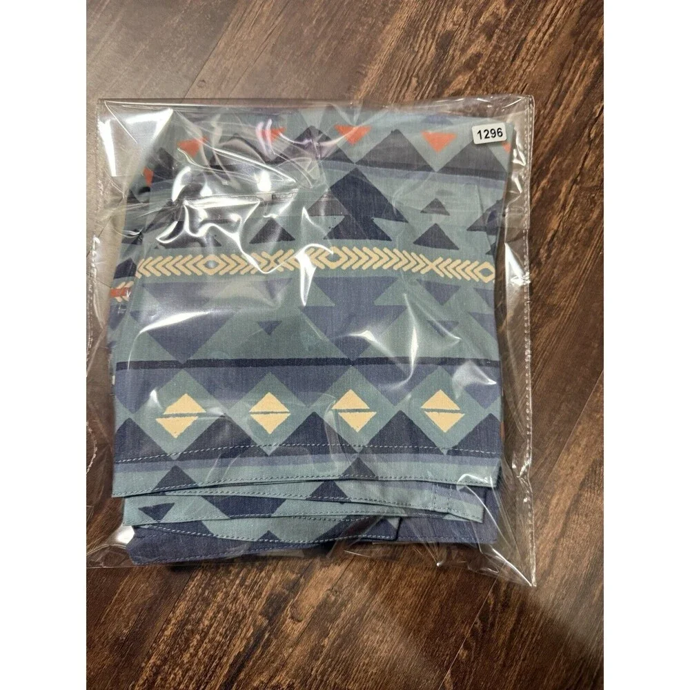 Faherty Board Shorts Six Rivers Men’s 42 Chankillo Horizon Blue Aztec Ins 7” 44*